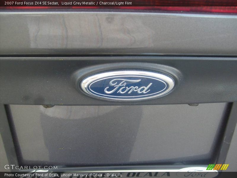 Liquid Grey Metallic / Charcoal/Light Flint 2007 Ford Focus ZX4 SE Sedan