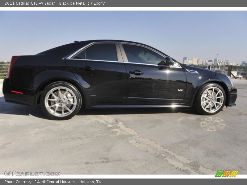 Black Ice Metallic / Ebony 2011 Cadillac CTS -V Sedan