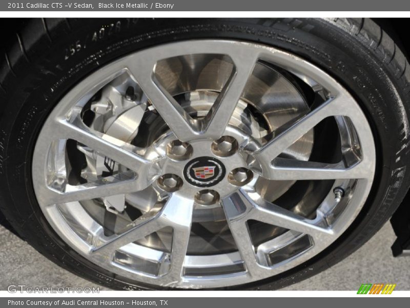 Black Ice Metallic / Ebony 2011 Cadillac CTS -V Sedan