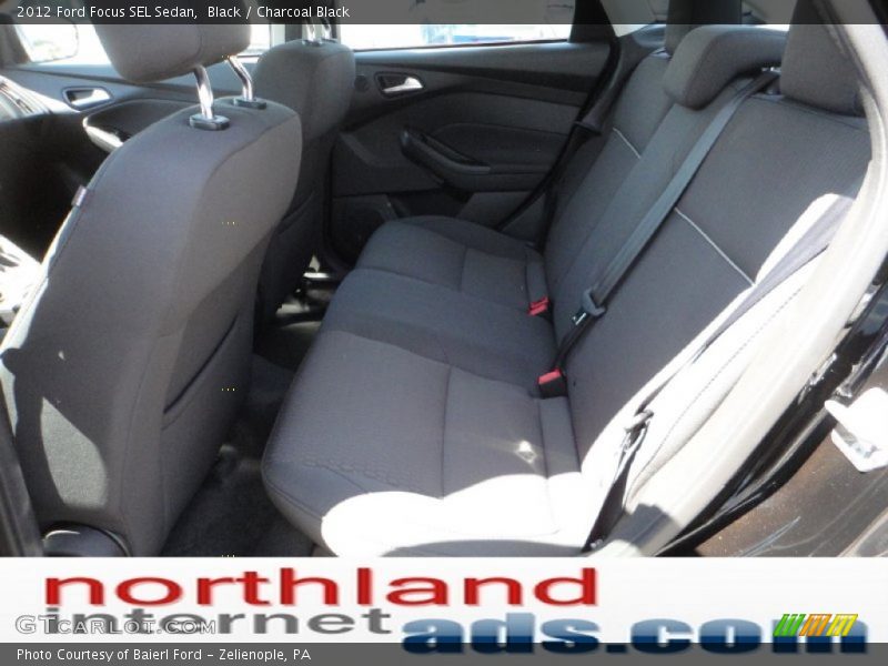 Black / Charcoal Black 2012 Ford Focus SEL Sedan