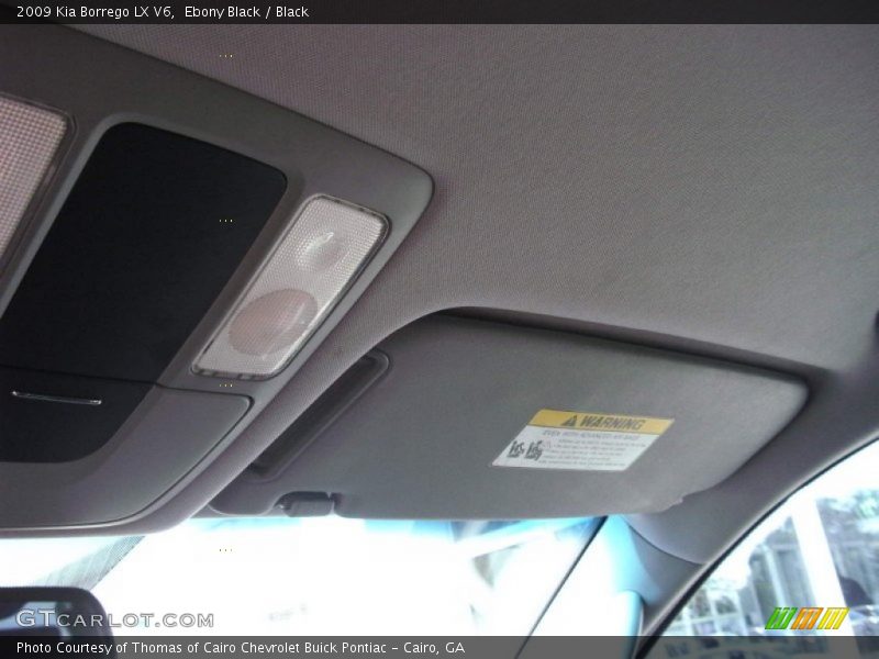 Ebony Black / Black 2009 Kia Borrego LX V6