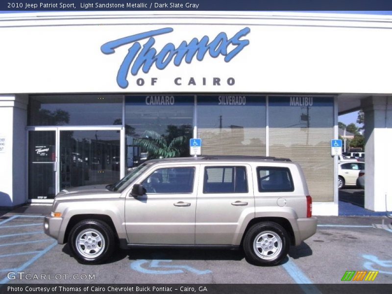Light Sandstone Metallic / Dark Slate Gray 2010 Jeep Patriot Sport