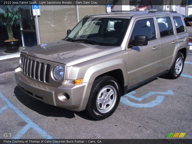 Light Sandstone Metallic / Dark Slate Gray 2010 Jeep Patriot Sport