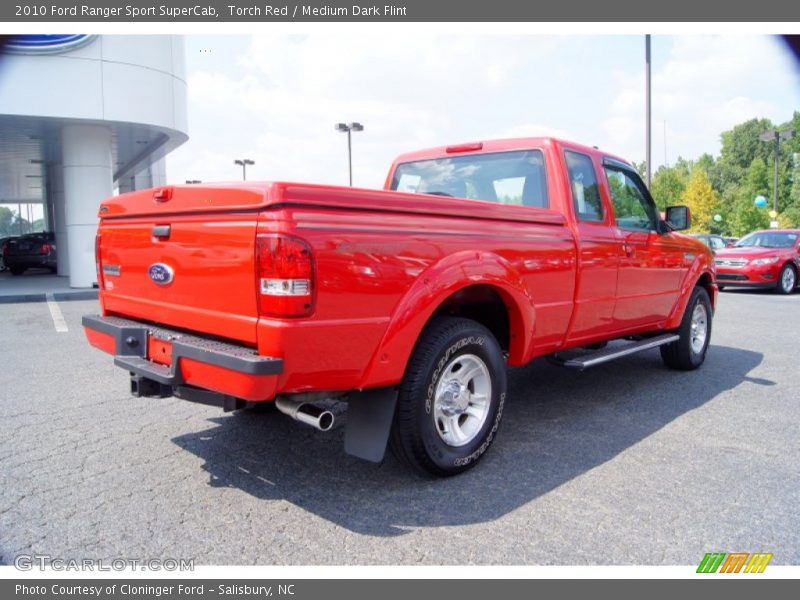 Torch Red / Medium Dark Flint 2010 Ford Ranger Sport SuperCab