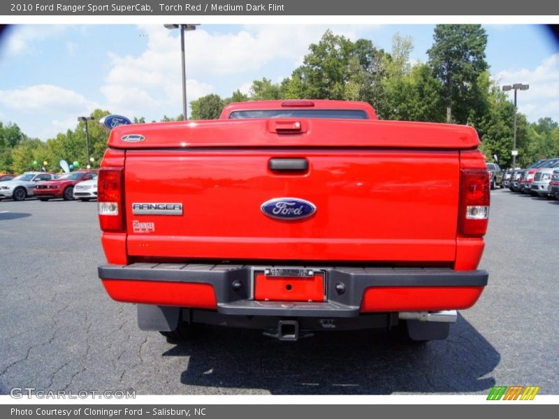 Torch Red / Medium Dark Flint 2010 Ford Ranger Sport SuperCab