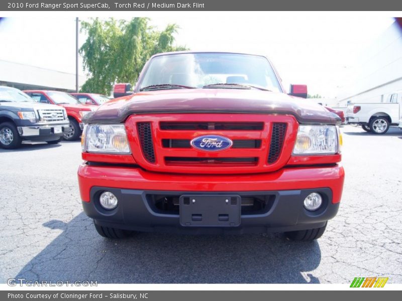 Torch Red / Medium Dark Flint 2010 Ford Ranger Sport SuperCab