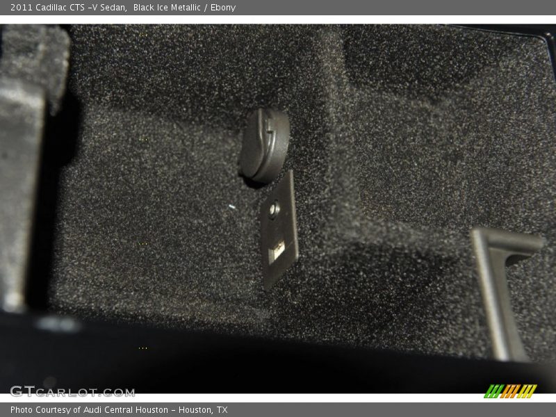 Black Ice Metallic / Ebony 2011 Cadillac CTS -V Sedan