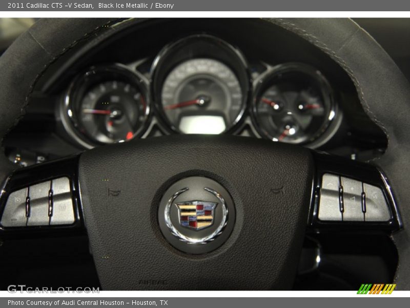 Black Ice Metallic / Ebony 2011 Cadillac CTS -V Sedan