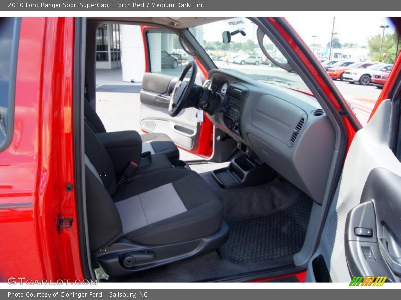 Torch Red / Medium Dark Flint 2010 Ford Ranger Sport SuperCab