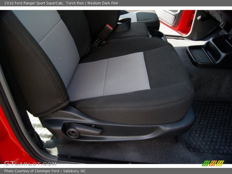 Torch Red / Medium Dark Flint 2010 Ford Ranger Sport SuperCab