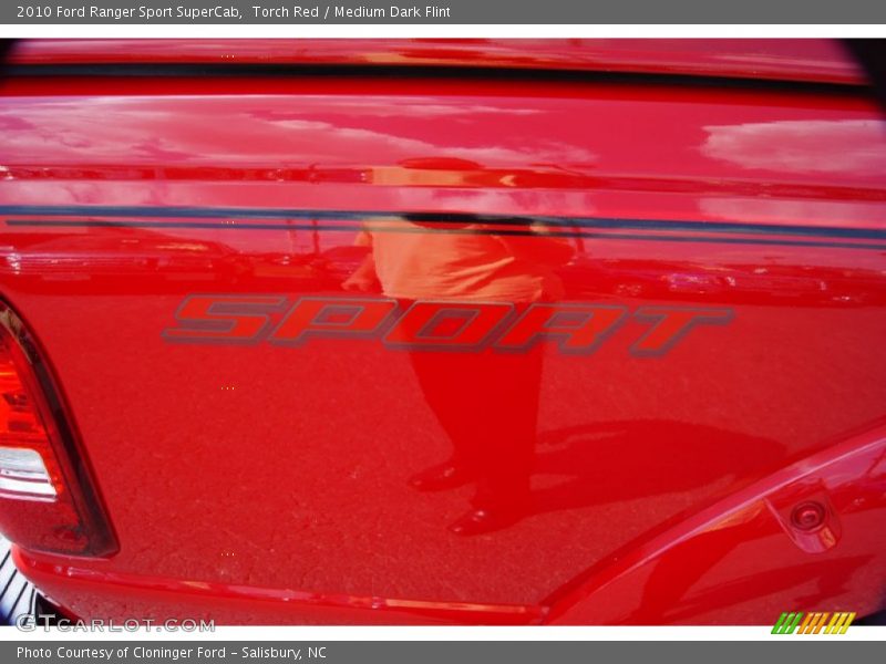 Torch Red / Medium Dark Flint 2010 Ford Ranger Sport SuperCab