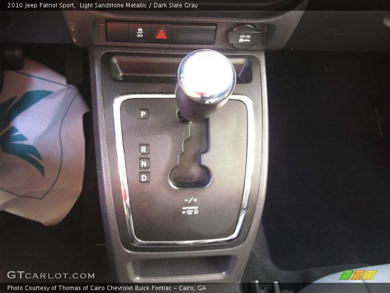 Light Sandstone Metallic / Dark Slate Gray 2010 Jeep Patriot Sport