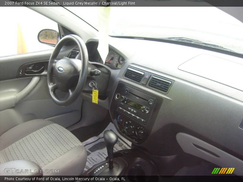 Liquid Grey Metallic / Charcoal/Light Flint 2007 Ford Focus ZX4 SE Sedan