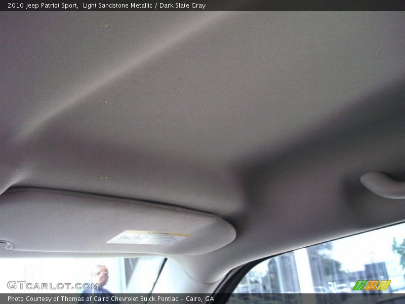 Light Sandstone Metallic / Dark Slate Gray 2010 Jeep Patriot Sport