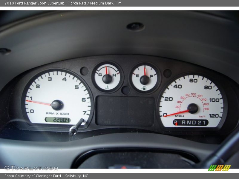 Torch Red / Medium Dark Flint 2010 Ford Ranger Sport SuperCab