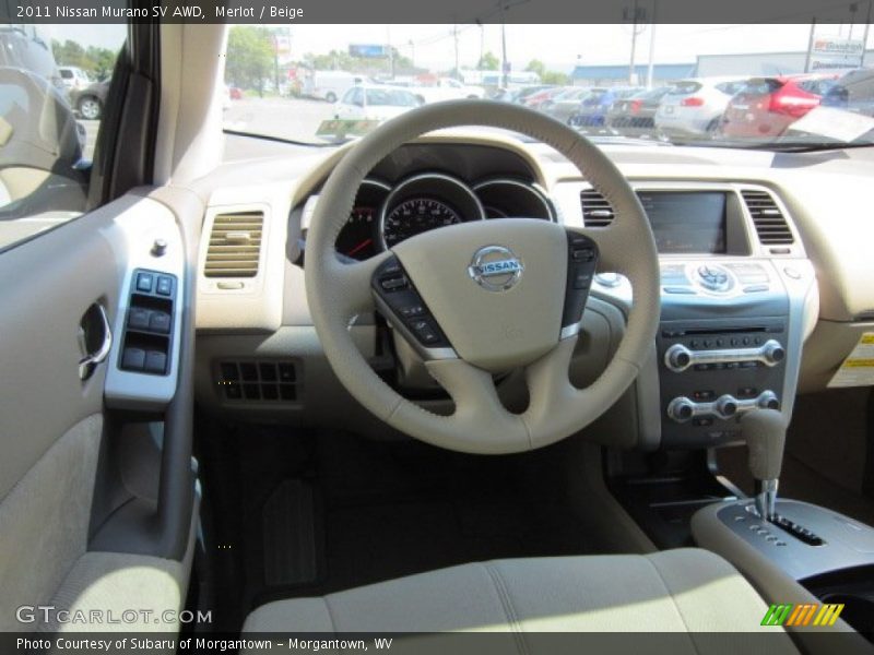Merlot / Beige 2011 Nissan Murano SV AWD