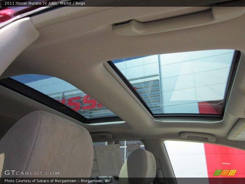 Merlot / Beige 2011 Nissan Murano SV AWD