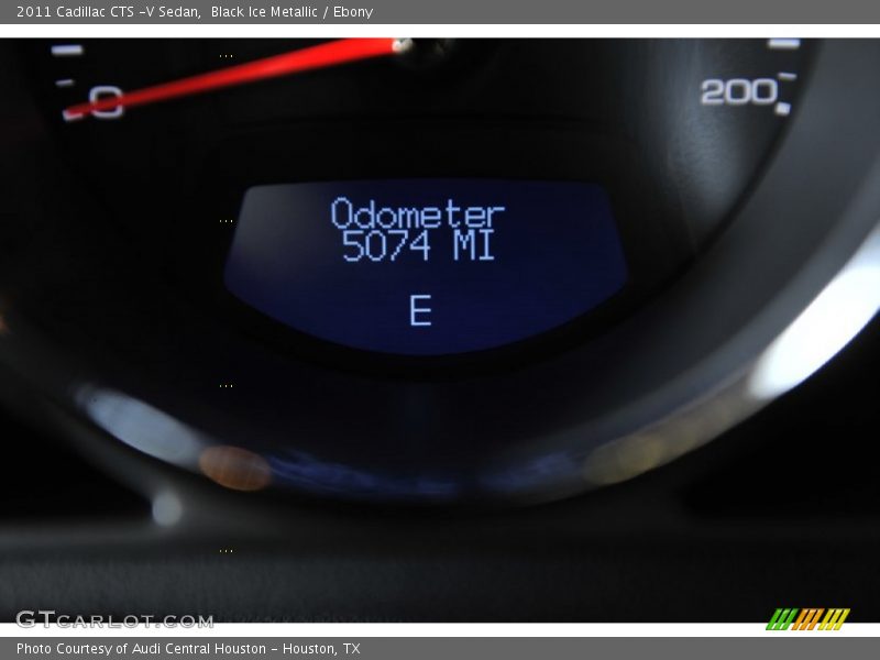 Black Ice Metallic / Ebony 2011 Cadillac CTS -V Sedan