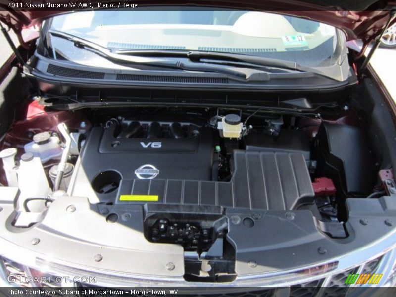 Merlot / Beige 2011 Nissan Murano SV AWD