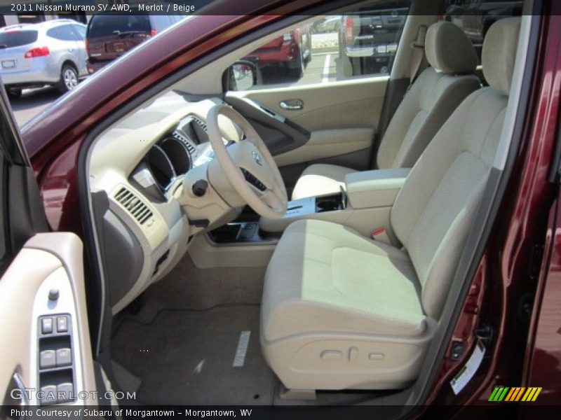 Merlot / Beige 2011 Nissan Murano SV AWD