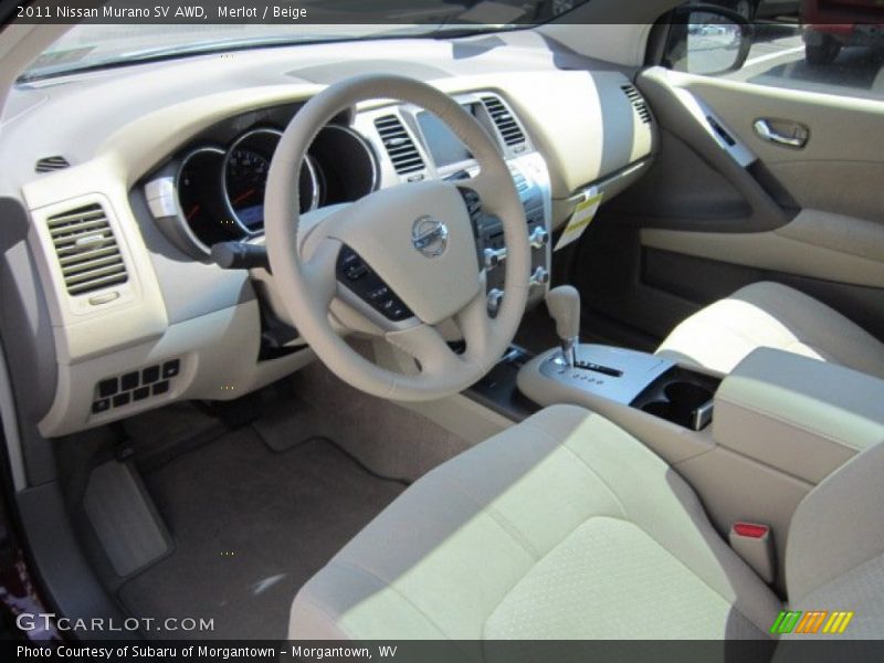 Merlot / Beige 2011 Nissan Murano SV AWD