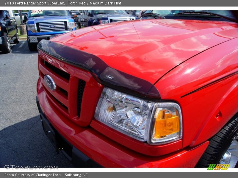 Torch Red / Medium Dark Flint 2010 Ford Ranger Sport SuperCab