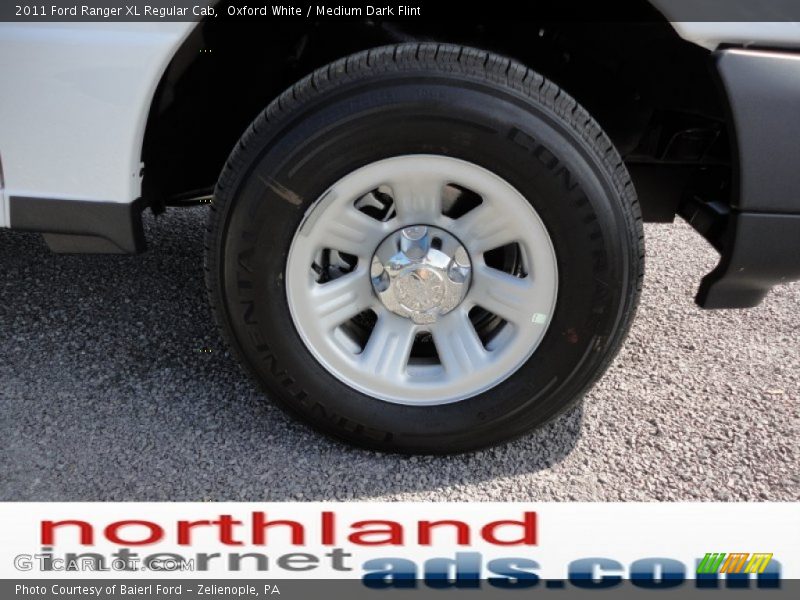 Oxford White / Medium Dark Flint 2011 Ford Ranger XL Regular Cab