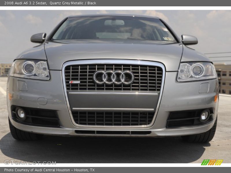 Quartz Grey Metallic / Black 2008 Audi A6 3.2 Sedan