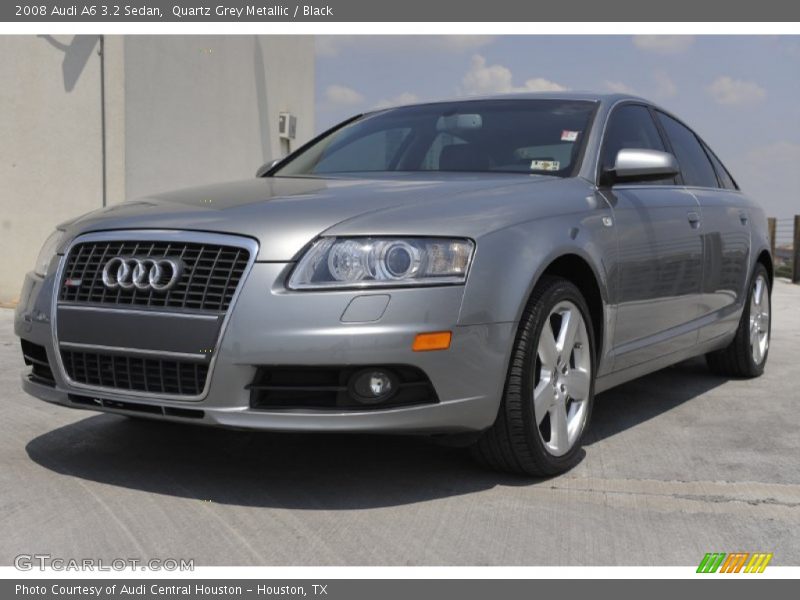 Quartz Grey Metallic / Black 2008 Audi A6 3.2 Sedan