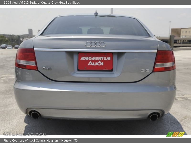 Quartz Grey Metallic / Black 2008 Audi A6 3.2 Sedan
