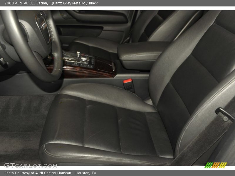 Quartz Grey Metallic / Black 2008 Audi A6 3.2 Sedan