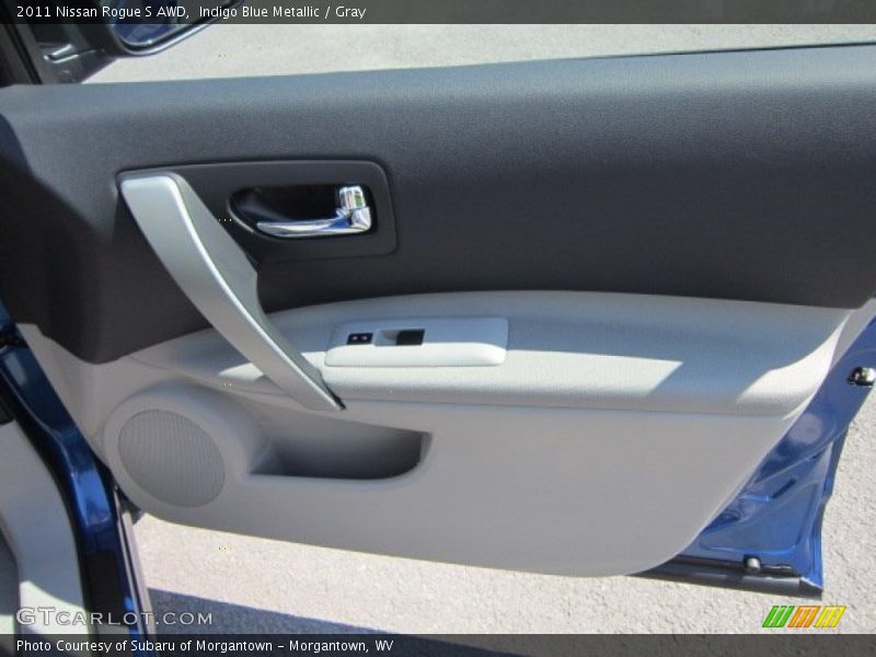 Indigo Blue Metallic / Gray 2011 Nissan Rogue S AWD