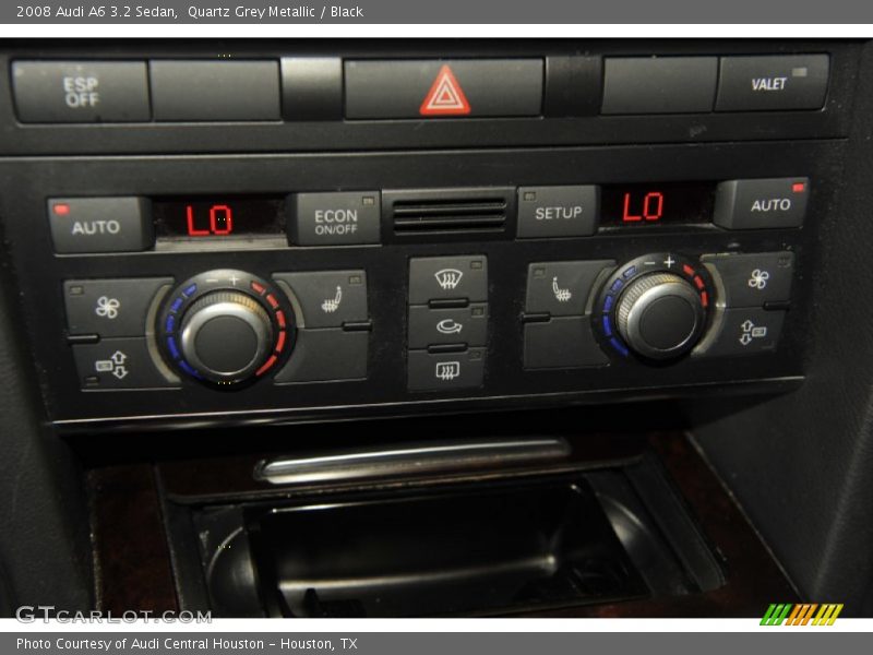 Quartz Grey Metallic / Black 2008 Audi A6 3.2 Sedan