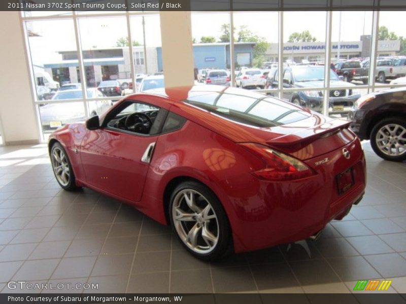 Solid Red / Black 2011 Nissan 370Z Sport Touring Coupe