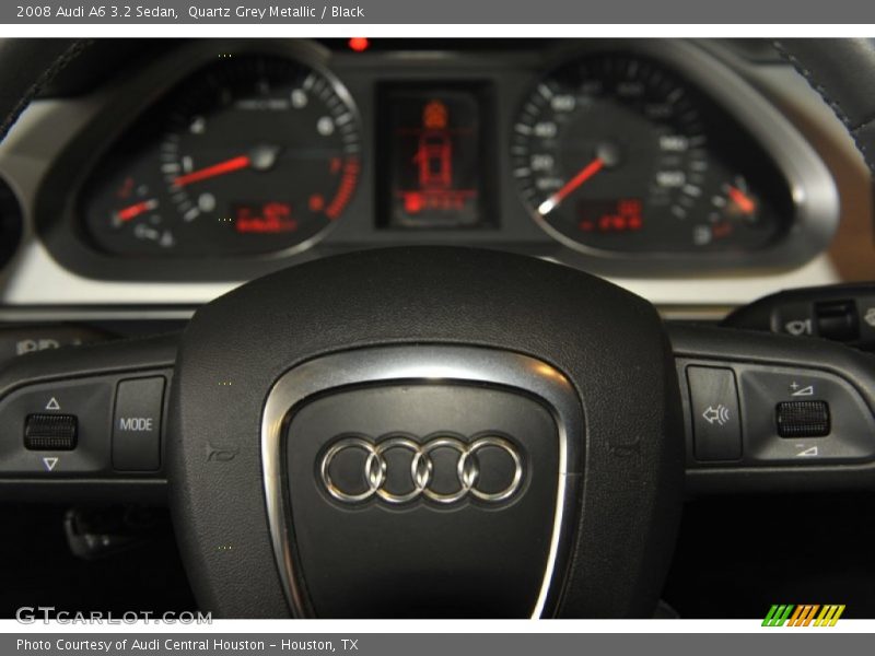 Quartz Grey Metallic / Black 2008 Audi A6 3.2 Sedan