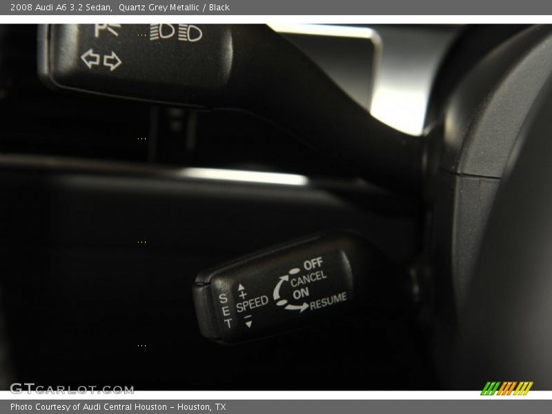 Quartz Grey Metallic / Black 2008 Audi A6 3.2 Sedan
