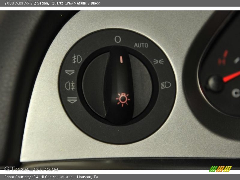 Quartz Grey Metallic / Black 2008 Audi A6 3.2 Sedan