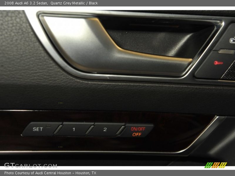 Quartz Grey Metallic / Black 2008 Audi A6 3.2 Sedan