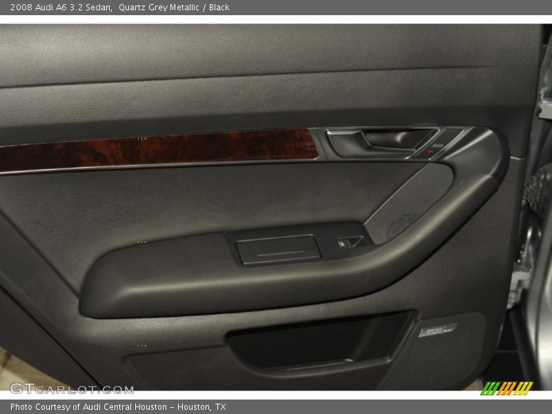 Quartz Grey Metallic / Black 2008 Audi A6 3.2 Sedan