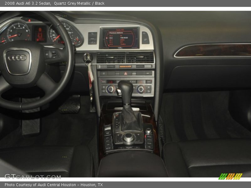 Quartz Grey Metallic / Black 2008 Audi A6 3.2 Sedan