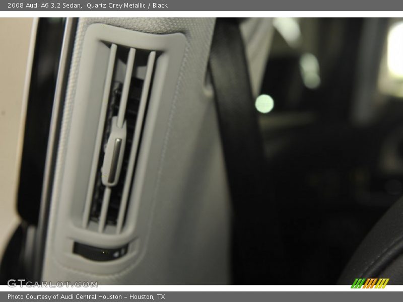 Quartz Grey Metallic / Black 2008 Audi A6 3.2 Sedan