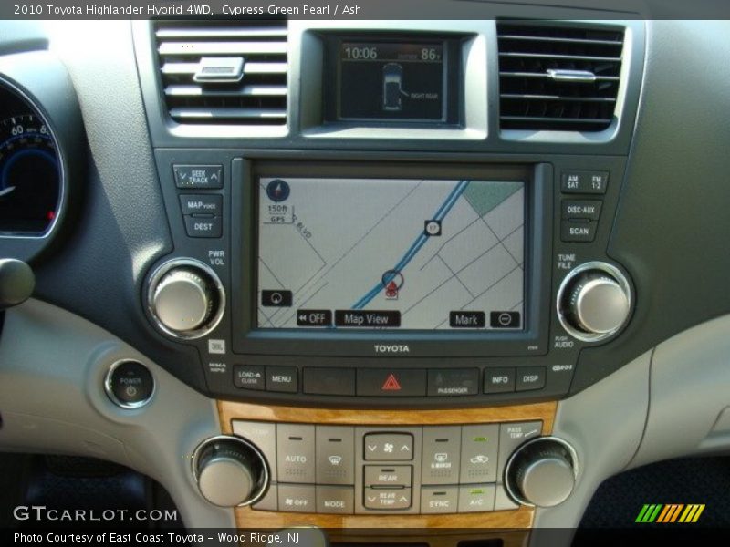 Cypress Green Pearl / Ash 2010 Toyota Highlander Hybrid 4WD