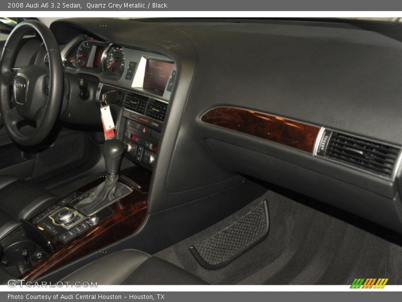 Quartz Grey Metallic / Black 2008 Audi A6 3.2 Sedan