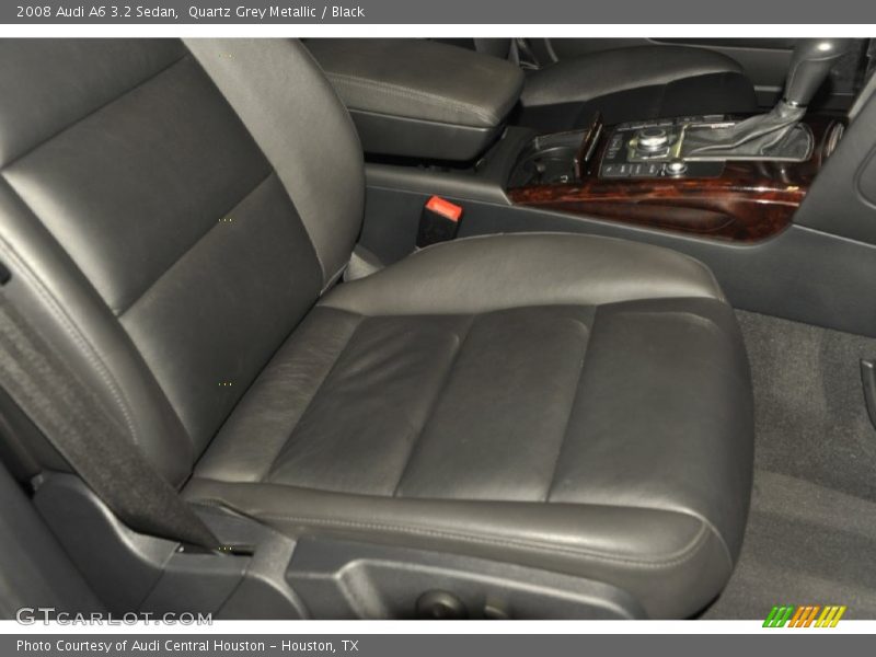 Quartz Grey Metallic / Black 2008 Audi A6 3.2 Sedan