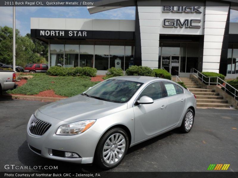 Quicksilver Metallic / Ebony 2011 Buick Regal CXL
