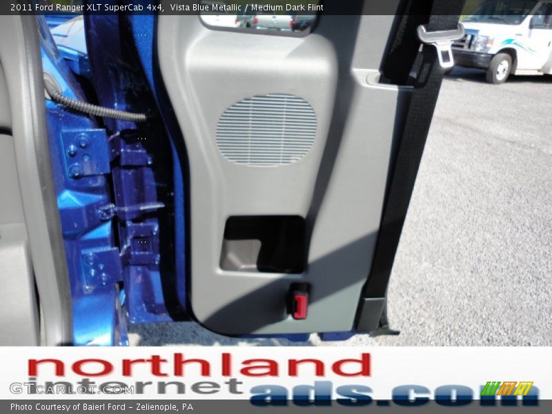 Vista Blue Metallic / Medium Dark Flint 2011 Ford Ranger XLT SuperCab 4x4