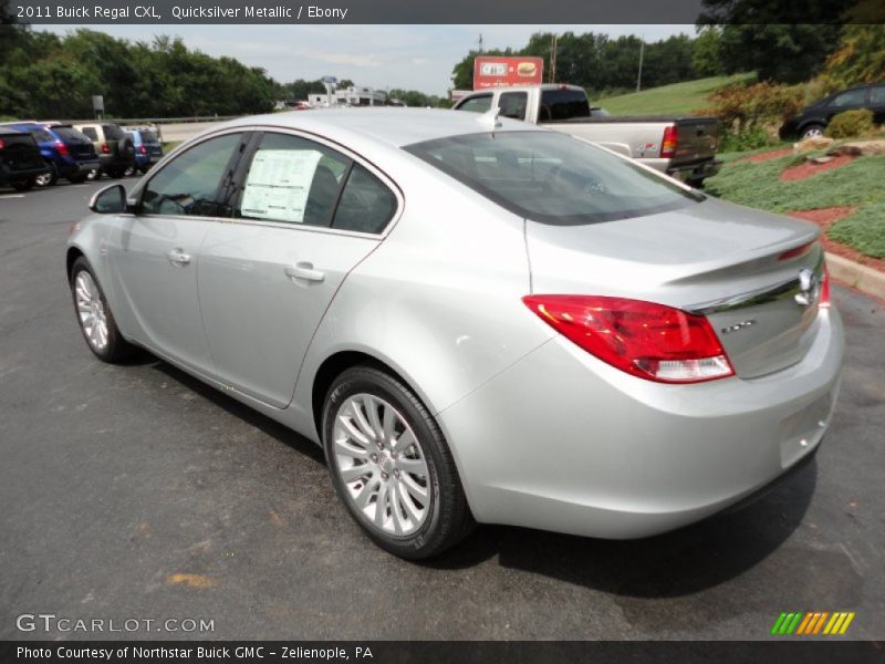 Quicksilver Metallic / Ebony 2011 Buick Regal CXL