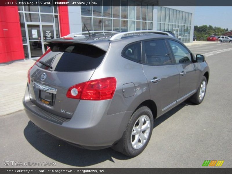 Platinum Graphite / Gray 2011 Nissan Rogue SV AWD