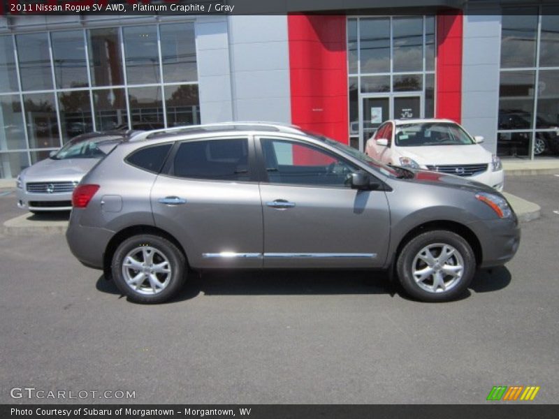 Platinum Graphite / Gray 2011 Nissan Rogue SV AWD