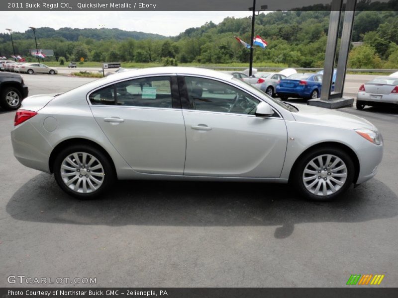 Quicksilver Metallic / Ebony 2011 Buick Regal CXL